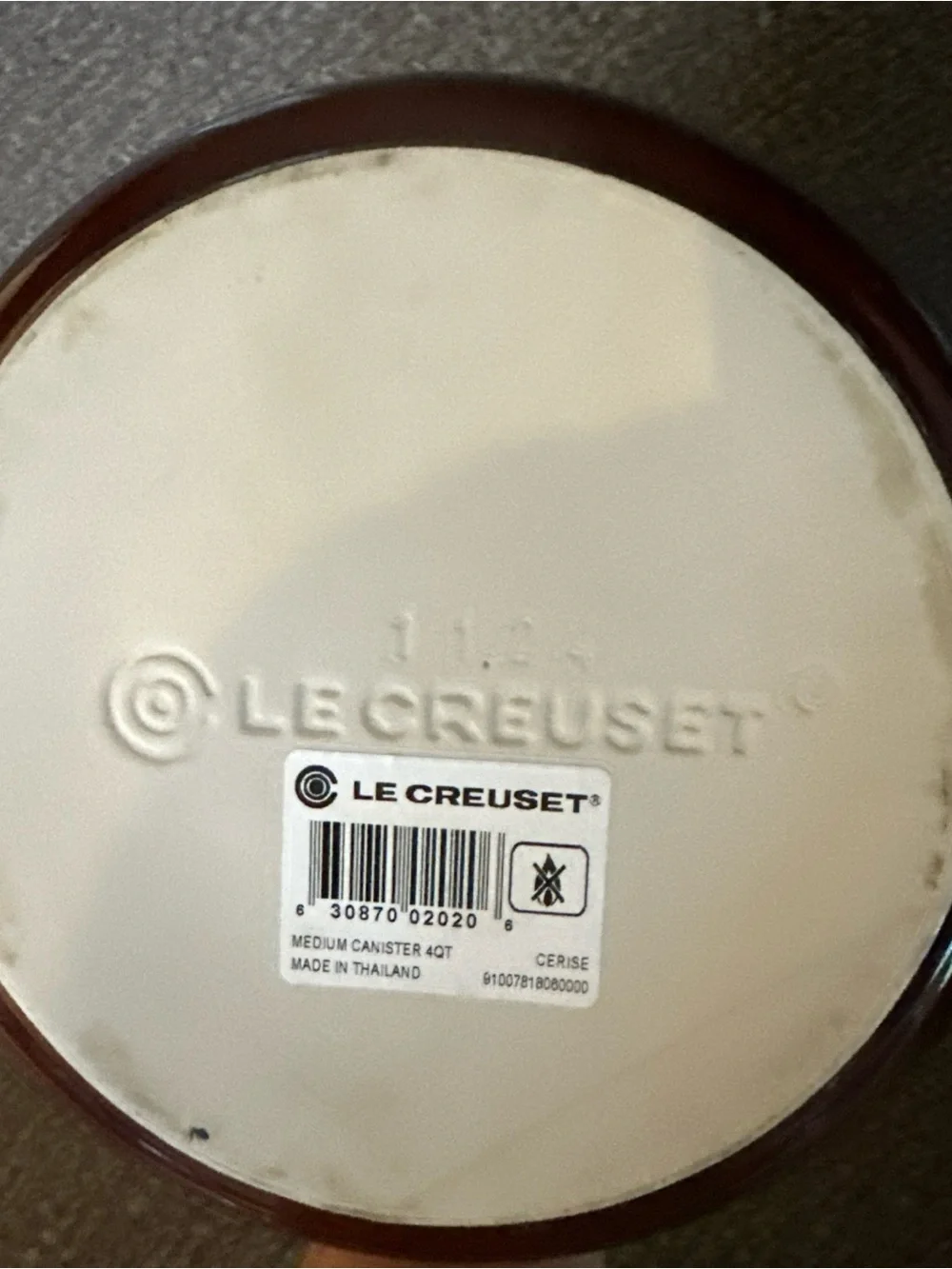 Le Creuset vibrant red